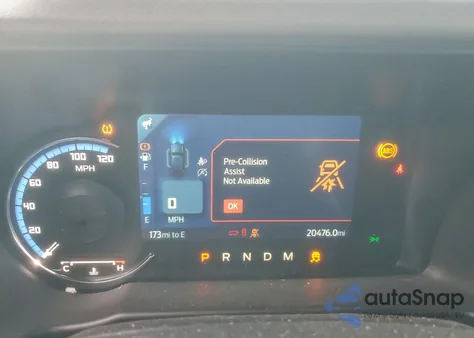 2023 Ford Bronco Base z USA, uszkodzony, nr VIN 1FMEE5BP4PLB78321